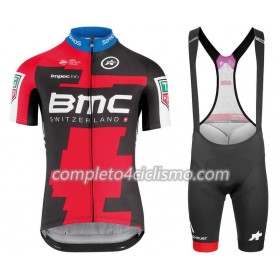 Completo Maglia + Pantaloncino con bretelle 2018 BMC Racing Team N001